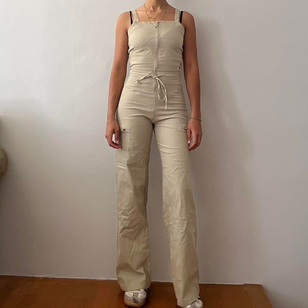 Euro vintage cream Coconuda Donna jumpsuit